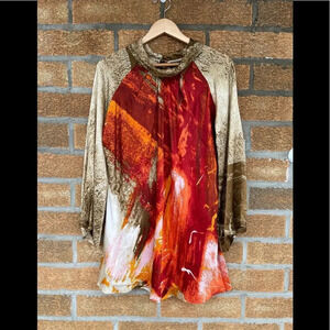 Satya paul silk dress large